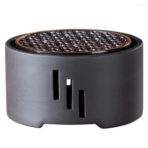 TeAware Setleri 1 PC Seramik Mum Stand Tea Isıtıcı Soba Süt Süt Isı Tutucu Mat İle Ev Kafe