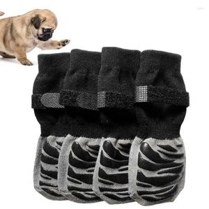 Hundklädskyddsstrumpor Grip Claw Booties Icke-halkskydd Mjukt för små medelstora hundar