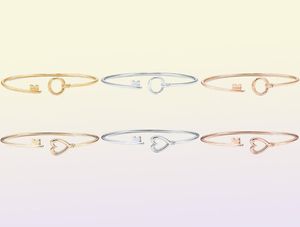 Высококачественный оригинальный ключ Love Open Bracelet Fashion Элегантные украшения с оригинальным логотипом Jewerly для женщин 1645240