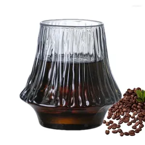 Bicchieri da vino tazze caffè cappuccino tazze di vetro a forma di montagna tazze ghiacciate per dessert espresso tè da cucina da cucina