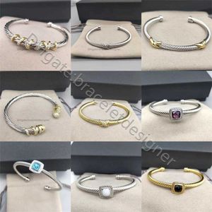 braccialet diamond bangle oro oro da 4 mm cuff da 18k donne spesse cavi cavo oro bracciale lussuoso amore hip hop designer di lusso gioielleria cjeweler incantesimi braccialetti