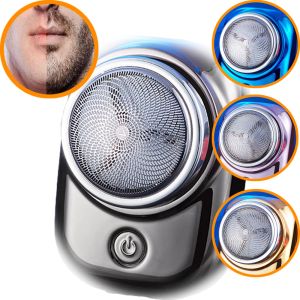 Shavers 2023 Mini Electric Travel Rasierer für Männer Taschengröße Waschbarer Elektrorasierer Herren wiederaufladbar tragbarer schnurloser Rasierbard