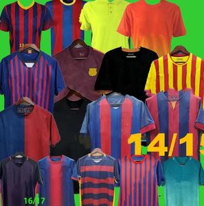 Retro Barcelona Soccer Jerseys Barca 08 09 10 11 12 13 14 15 16 17 18 19 Xavi Ronaldinho Ronaldo Guardiola Neymar Jr Suarez Pique Classic Maillot de Foot Football Shirts