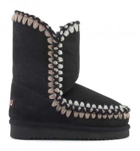 Boots Eskimo 24 3D Overstitch Women Snow Sheepes Sheepeske Weave Weave Wool Flat Flat Ladies Boot 2210139195963