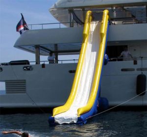 Outdoor Games Customized Inflatable Water Yacht Slide Commercial Fun Play Equipment Air Dock Slide For Boat4745195