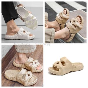 2024 Top quality Popular Positive EVA Shoes Skull Feet Thick Sole Sandals Summer Beach Mens Shoes Toe Wrap Breathable Slippers GAI