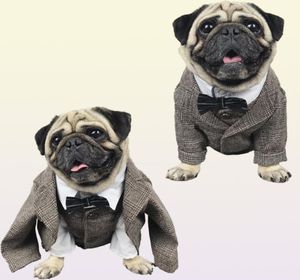 Dog Apparel Cat Clothes Wedding Party Suits For Small Dogs Pet Tuxedo Coat Costume XS S M L XL 2XL8548557