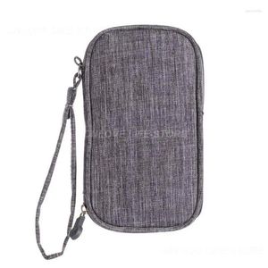 Depolama çantaları cep telefonu aksesuarları uygun 300D polyester kompakt telefon kablo kutusu inovasyon seyahat çantası