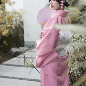 Ethnic Clothing Japanese Traditional Kimono Style Bathrobe Vintage Dress Improved Pography Travel