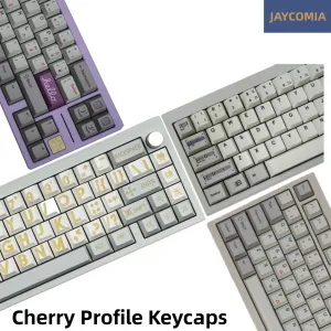 Accessori JCM Retro Cherry Profile 140 Keys Big Set PBT Dyesub KeyCaps per tastiera di gioco Alice meccanico Big Greek Letters Switch MX