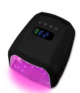 96W uppladdningsbar nagellampa med handtag Professionell rött ljus nagellim Baker Cordless Manicure Light Wireless Nail UV LED -lampa 228896714