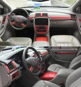 För Mercedes R Class W251 20062017 Interior Central Control Panel Door Handle 5D Kolfiberklistermärke Dekaler Bil Styling Accessor5948966
