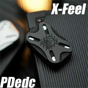 Dekompressionsleksak PDEDC Aluminium Panda Push Slider X-Feel Unlimited Bit Magnetic Decompression Toys Gift 240413