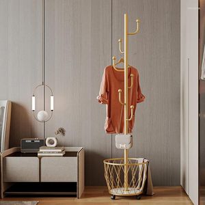 Dekorativa plattor Päls rackkläder rörligt hushåll vardagsrum förvaring enkel rodhängare ljus lyxig grädde stil
