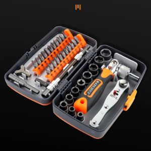 Zubehör Youpin 38pcs Ratchetschraubendreher Set Präzision CRV TORX Sechskantschraube Treiber Bits Schraubenschlüsselbuchse 180 ° Drehen Sie Schrauben Reparaturhandwerkwerkzeug Handwerk