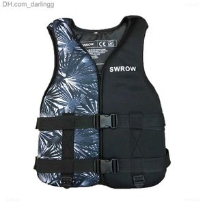 Life Vest Buoy Neoprene rubber life jackets for adults and children new water sports swimming rowing Q2404131