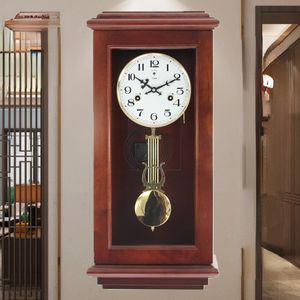 Grande orologio meccanico di lusso puro movimenti in rame orologio in legno orologio piendulum decorazione della casa di lusso di lusso