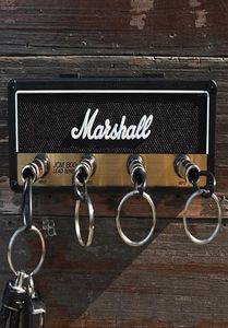 Nyckelhållare Rock Electric Guitar Högtalare Key Hanging Key Hook Storage KeyChain Vintage JCM800 1959SLP Bullet GP693170441