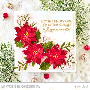 Yeni Kış Poinsettias Ölüm Metal Kesme Kaldırımları ve DIY Scrapbook Paper Craft El Yapımı Kart Albüm Punch Art Cutter 2023