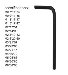 良質07mm8mmメートリックサイズ六角形のレンチクロムバナジウムツールユニバーサルレンチ六ヘックスヘックスキーアレンキーヘキサゴン28337205