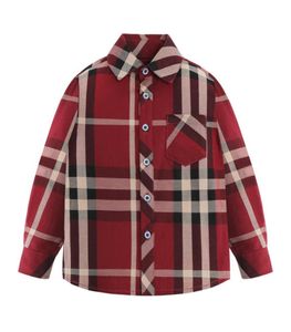 Toddler Boys Shirts Long Sleeve Plaid Shirt For Kids Spring Autumn Children Clothes Casual Shirts Tops 28 Years197S6780586