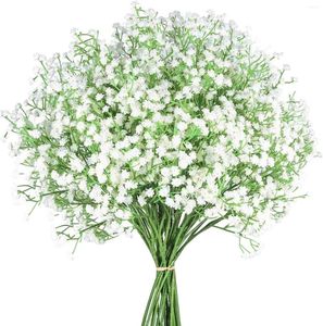 Fiori decorativi 18 pezzi Babys Respirare artificiale Lylyfan Gypsophila TOCCATURA PER FATTO CHE FATTURA DECORAZIONI DEL GARDEN