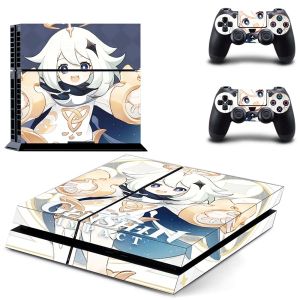 Stickers Genshin Impact PS4 Stickers Play station 4 Skin Sticker Decal Cover For PlayStation 4 PS4 Console & Controller Skins Vinyl