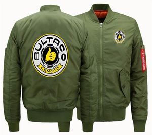 MEN039S Flight Jacket Bomber Wool Line Print Bultaco Cemoto Pursang Spanien Motorcykel snabbaste transporthastighet CX2008018838254