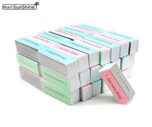 Mini Nail Buffer Block 100 PCS Sponge Sanding Buffing Lixa Accessory Lime 4 Side UV Gel Polish Files Shiny Tools 2207053780531