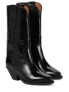 Paris Isabel Dahope Couather Boots Western Fashion Show Shoes Shoes Itália Black Leather Perfect2765475