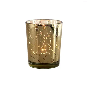 Candele Coppa di vetro Tealight Coppa votiva per tavolo da letto per matrimoni decorazioni per la casa