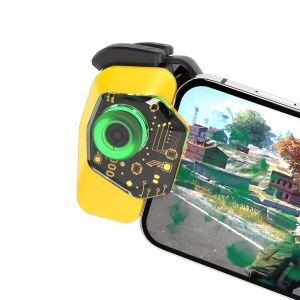 pubgのゲームパッドiphone iPad用モバイルゲームコントローラーios / androidゲームジョイスティックグリップロッカーRGB Bluetooth 5.0グリップロック