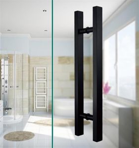 24 Inches Modern Round Bar Ladder Pull Handle Stainless Steel Sliding Barn Door Handle For 812mm Glass Or 4045mm Wood Door 201016064510