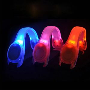 Ciclo di ciclismo LED UP Canda da braccio che gestisce Sicurezza Pattini a rulli Light Gambe Avvertenza cintura da braccio indossabile regolabile