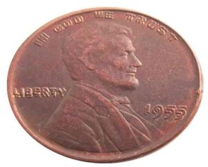 US One Cent 1955 Double Die Penny Copperコピーコインメタルクラフトダイ製造工場3996098