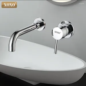 Banyo Lavabo Muslukları Lüks Siyah Boya Pirinç Duvar Montaj Havza Musluk Siparişi Tuvalet Döner 360 Derece Soğuk Karıştırıcı Musluk Chrome 22201H