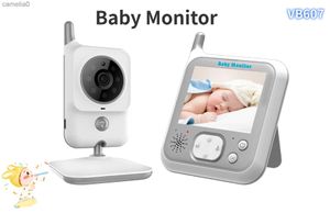 Monitory dziecięce 3,2-calowe Monitor Baby Wireless LCD Audio i wideo VB607 Wireless Nanny Music Walkie Talkie 24-godzinna przenośna kamera Niania Walkie Talkiec240412