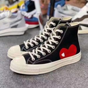 2021 New Luxury Classic Skate Shoes Chuck Canvas Play Jointly Big Eyes High Top Dot Heart Women Men Fashion Designer Sneakers Chau2766676