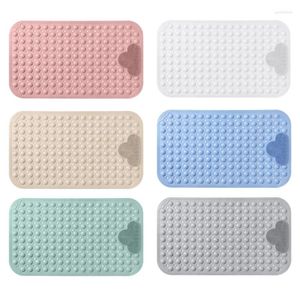 Bath Mats Foot Scrubber Shower Mat Non-Slip For Bathroom Feet Massage Carpet