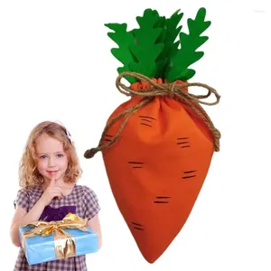 Decorazioni natalizie borse da cofano di carote di carote favoriscono regali di caramelle per feste di nozze per feste di nozze