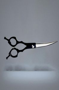 Hair Scissors 65 Inch Left And Right 440C Japanese Stainless Steel Grooming Curved Blade Dog3717134