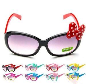 Baby Large Bowknot Sunglasses Candy Color Fashion Princess desenho animado fofo bebê óculos de sol Goggle crianças copos de praia Kids Sunbloc73555525