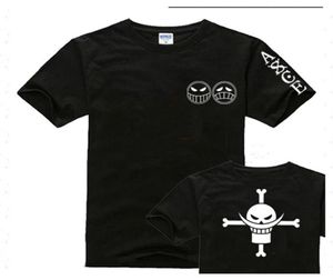 Men039S T -skjortor Anime One Piece Edward Gate Beard Clothing Men Kort ärm Cotton Tops Tees Hip Hop331A2316324