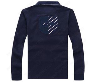 France brand 2021 Poloshirt Office Men Luxury Polo Shirts long Sleeve Mens Basic Top Cotton Polos For Brand Designer Eden park Shi5616650
