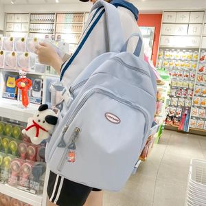 Backpack Fashion Nylon College Women Student Kawaii Borse per la scuola laptop impermeabile