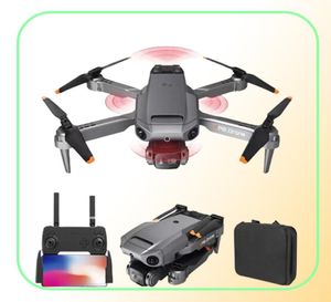 P8 mini drone 4k 8k hd câmera dupla aeronave profissional wifi fpv em quatro lados evitação de obstáculos infravermelhos dobrando quadcopter helico6574256
