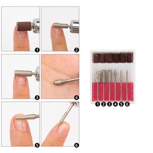 Elektrisk nagellacker borrbitar professionella naglar som slipar polering död hud borttagning konst slipfil penna manikyr maskin