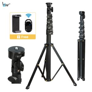 Tripods Işık Stand selfie tripod 1.6m maksimum yük 5 kg için 5 kg yükü Işık TV Fresnel Tungsten istasyonu stüdyo tripodlar stüdyo fotoğraf