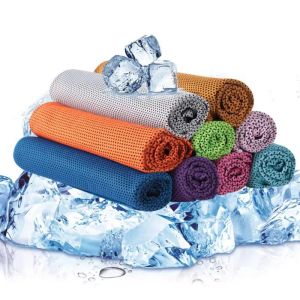 Açık Soğutma Havlu Egzersiz Havlu Buz Havlusu Boyun Mikrofiber Havlusu Yumuşak Nefes Alabilir Soğuk Havlu Spor Yoga Spor Salonu