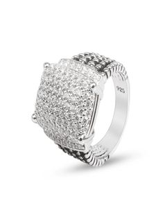 Ringas de banda Ring Ring Diamond and Men Luxury Punk Zircon Party Fashion Ring For Women5962193